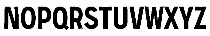 ShopSansv02Curve Concave10 Instance Font LOWERCASE