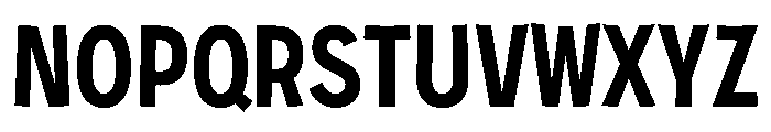 ShopSansv02Curve Concave20 Instance Font LOWERCASE