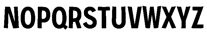 ShopSansv02Curve Concave25 Instance Font LOWERCASE