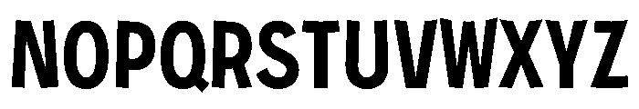ShopSansv02Curve Concave30 Instance Font LOWERCASE