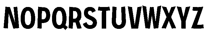 ShopSansv02Curve Concave40 Instance Font LOWERCASE