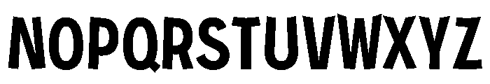 ShopSansv02Curve Concave45 Instance Font LOWERCASE