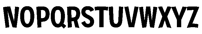 ShopSansv02Curve Convex45 Instance Font LOWERCASE