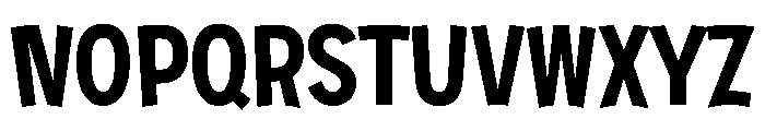 ShopSansv02Curve Convex50 Instance Font UPPERCASE