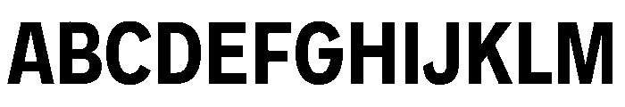 ShopSansv02Widths NarrowSemibold Instance Font UPPERCASE