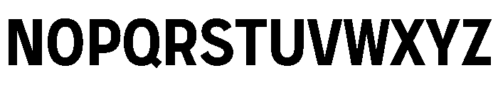 ShopSansv02Widths NarrowSemibold Instance Font UPPERCASE
