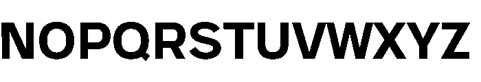ShopSansv02Widths NormalSemibold Instance Font LOWERCASE