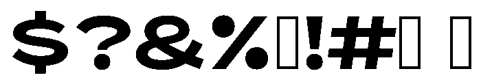 ShopSansv02Widths WideSemibold Instance Font OTHER CHARS