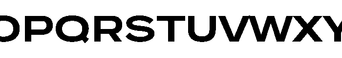 ShopSansv02Widths WideSemibold Instance Font LOWERCASE
