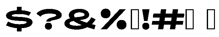 ShopSansv02Widths XWideSemibold Instance Font OTHER CHARS