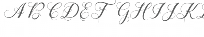 Shailena Script Font UPPERCASE