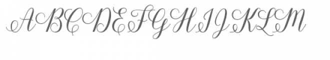 Shania Script Font UPPERCASE