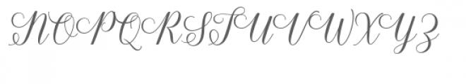 Shania Script Font UPPERCASE