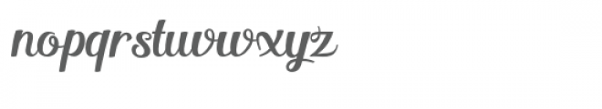 Shintia Script Font LOWERCASE