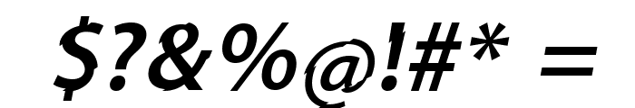 ShaddockItalic Font OTHER CHARS