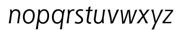 ShannonStd-Oblique Font LOWERCASE