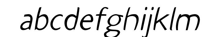 Shepherd-Italic Font LOWERCASE