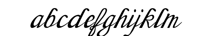 SherlockItalic Font LOWERCASE