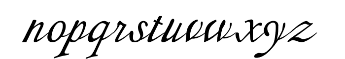 SherlockItalic Font LOWERCASE