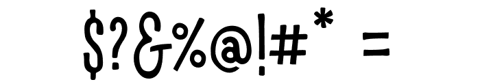 Shnobel Regular Font OTHER CHARS