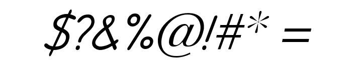 Short Hand Heavy Italic Font OTHER CHARS