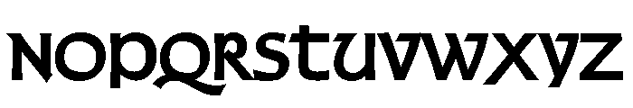 Shamus Bold Font UPPERCASE
