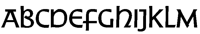 Shamus Light Font UPPERCASE