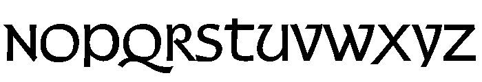 Shamus Light Font LOWERCASE
