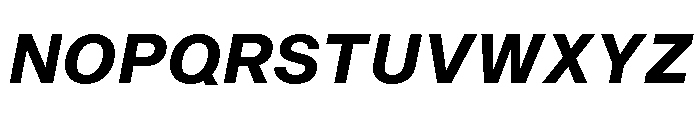 Shapiro Bold Italic Font UPPERCASE