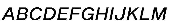 Shapiro Book Italic Font UPPERCASE