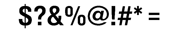 Shapiro Class 62 Light Heavy Font OTHER CHARS