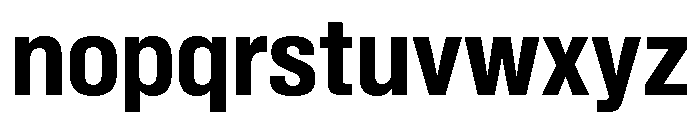 Shapiro Class 72 Heavy Font LOWERCASE