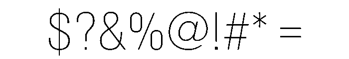 Shapiro Class Font OTHER CHARS