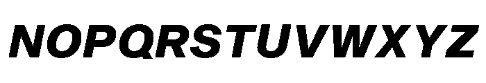 Shapiro Extra Bold Italic Font UPPERCASE