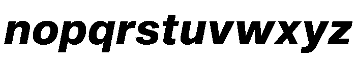 Shapiro Extra Bold Italic Font LOWERCASE