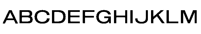 Shapiro Wide Book Font UPPERCASE