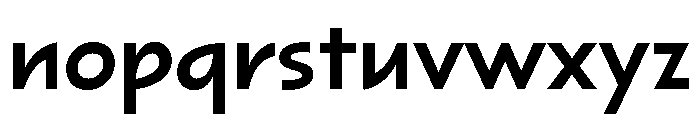 Sharktooth Bold Font LOWERCASE
