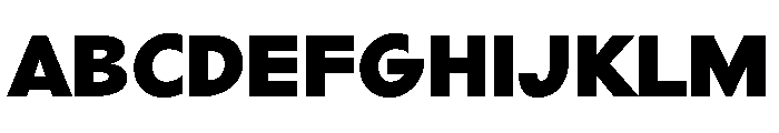 Sharktooth Heavy Font UPPERCASE