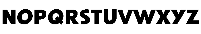 Sharktooth Heavy Font UPPERCASE