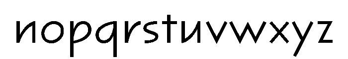 Sharktooth Regular Font LOWERCASE