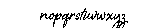 Shelby Bold Font LOWERCASE