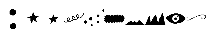 Sheldon Pictures Font OTHER CHARS