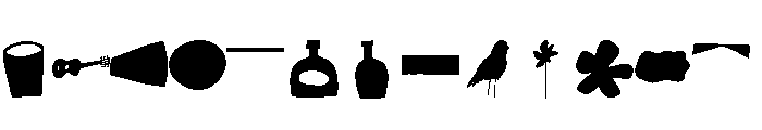 Sheldon Pictures Font UPPERCASE