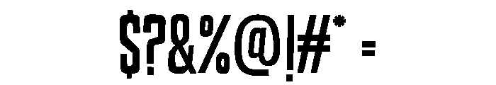 Sheldon Regular Font OTHER CHARS