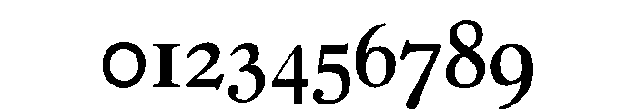 Sherwood Regular Font OTHER CHARS