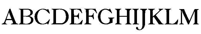 Sherwood Regular Font UPPERCASE