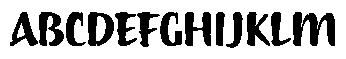 Shibumi Regular Font UPPERCASE