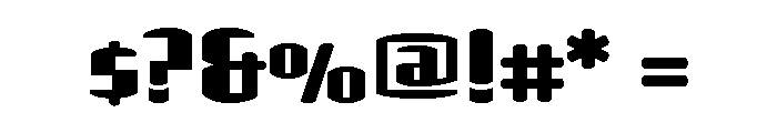 Shimano Narrow Round Black Font OTHER CHARS