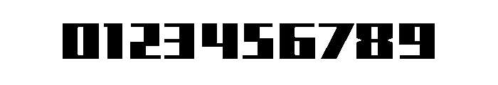 Shimano Narrow Square Black Font OTHER CHARS