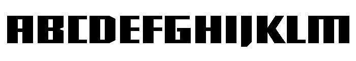 Shimano Narrow Square Black Font UPPERCASE